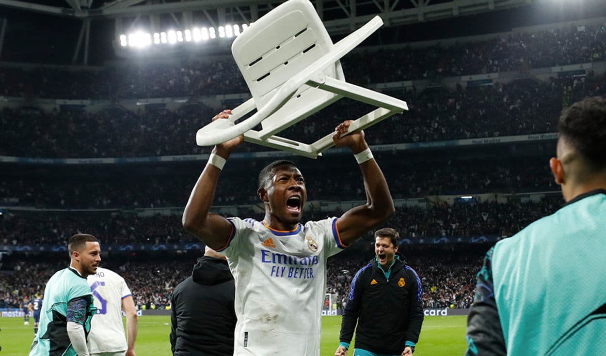 ماجرای خوشحالی مدافع رئال با صندلی/عکس