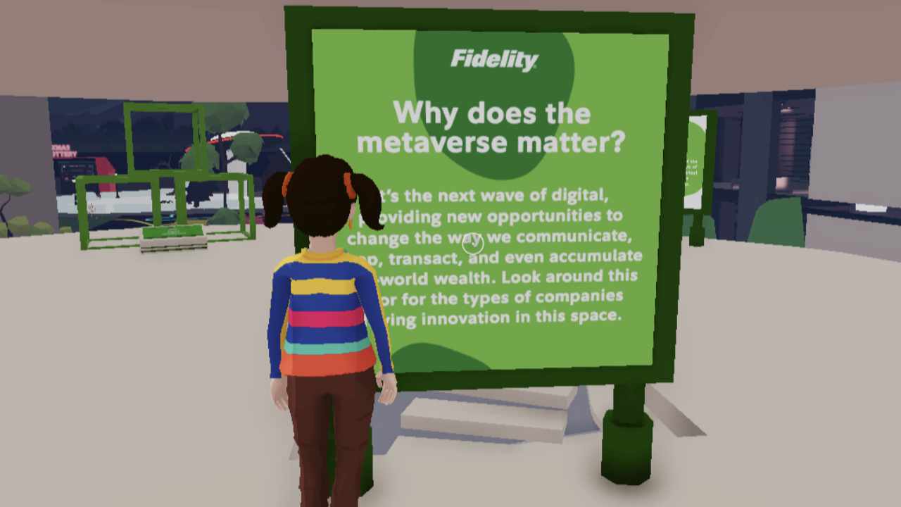 Fidelity مرکز آموزشی چند سطحی را در Metaverse راه اندازی کرد