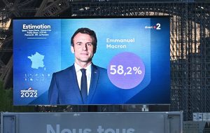 ماکرون در انتخابات ریاست جمهوری فرانسه پیروز شد