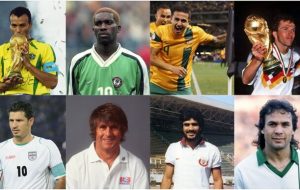 ببینید | شوخی اسطوره‌های فوتبال با خوابیدن علی دایی در پشت صحنه قرعه کشی جام جهانی