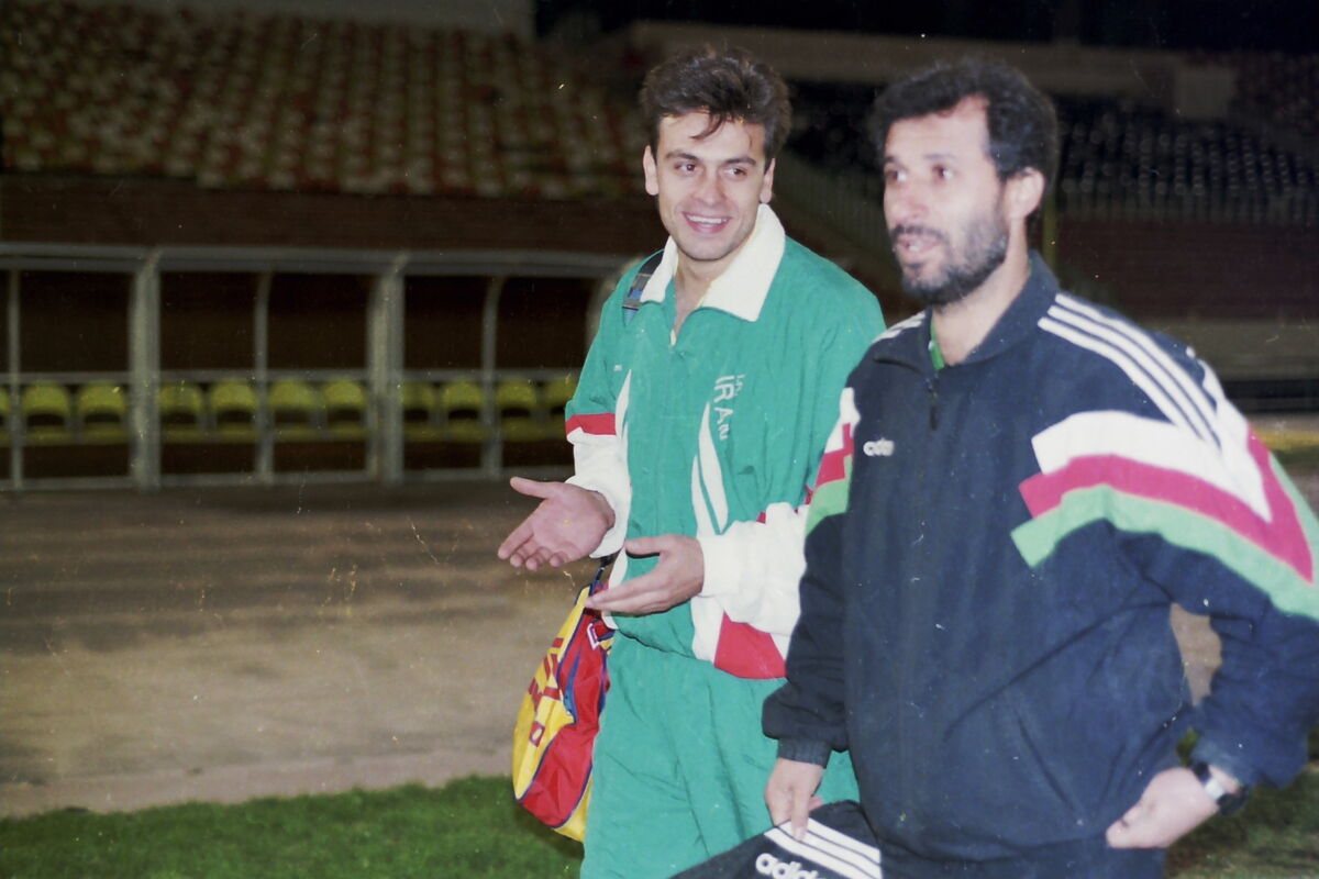 تصویری خاص از زمان خط خوردن رضا مالدینی توسط حاجی مایلی/عکس