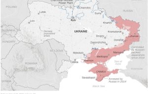 جدیدترین نقشه تهاجم روسیه به اوکراین و تمرکز روس‌ها روی ایزیوم