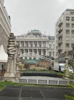 جمع‌آوری مقر خبرنگاران مقابل هتل برگزاری مذاکرات وین/عکس