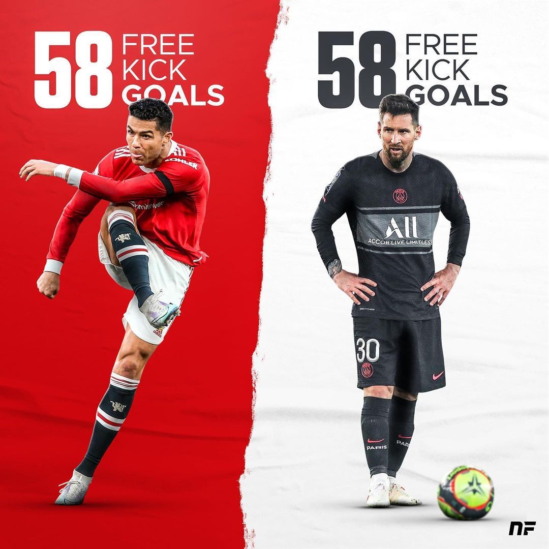 رونالدو یا مسی؛ سلطان ضربه آزاد کیست؟/عکس