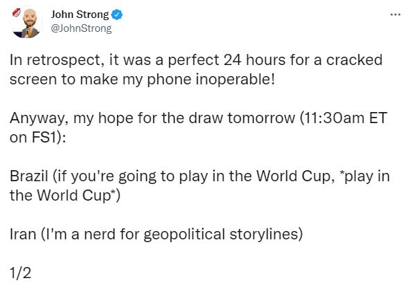 رویای خبرنگار آمریکایی از همگروهی با ایران در جام جهانی/عکس