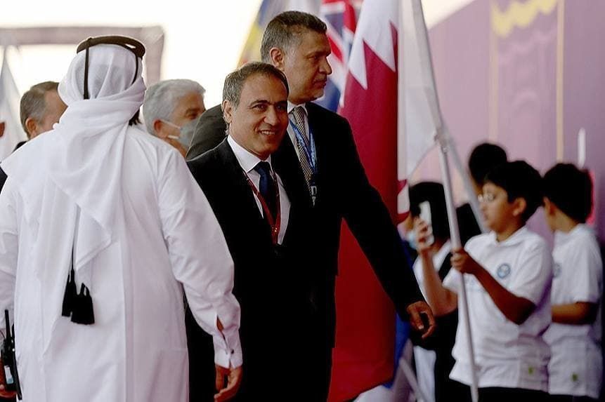 علی دایی و مهدوی‌کیا در فرش قرمز فیفا/عکس