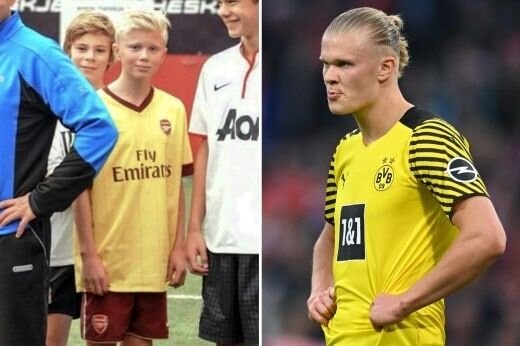 عکس | تیم مورد علاقه هالند مشخص شد!