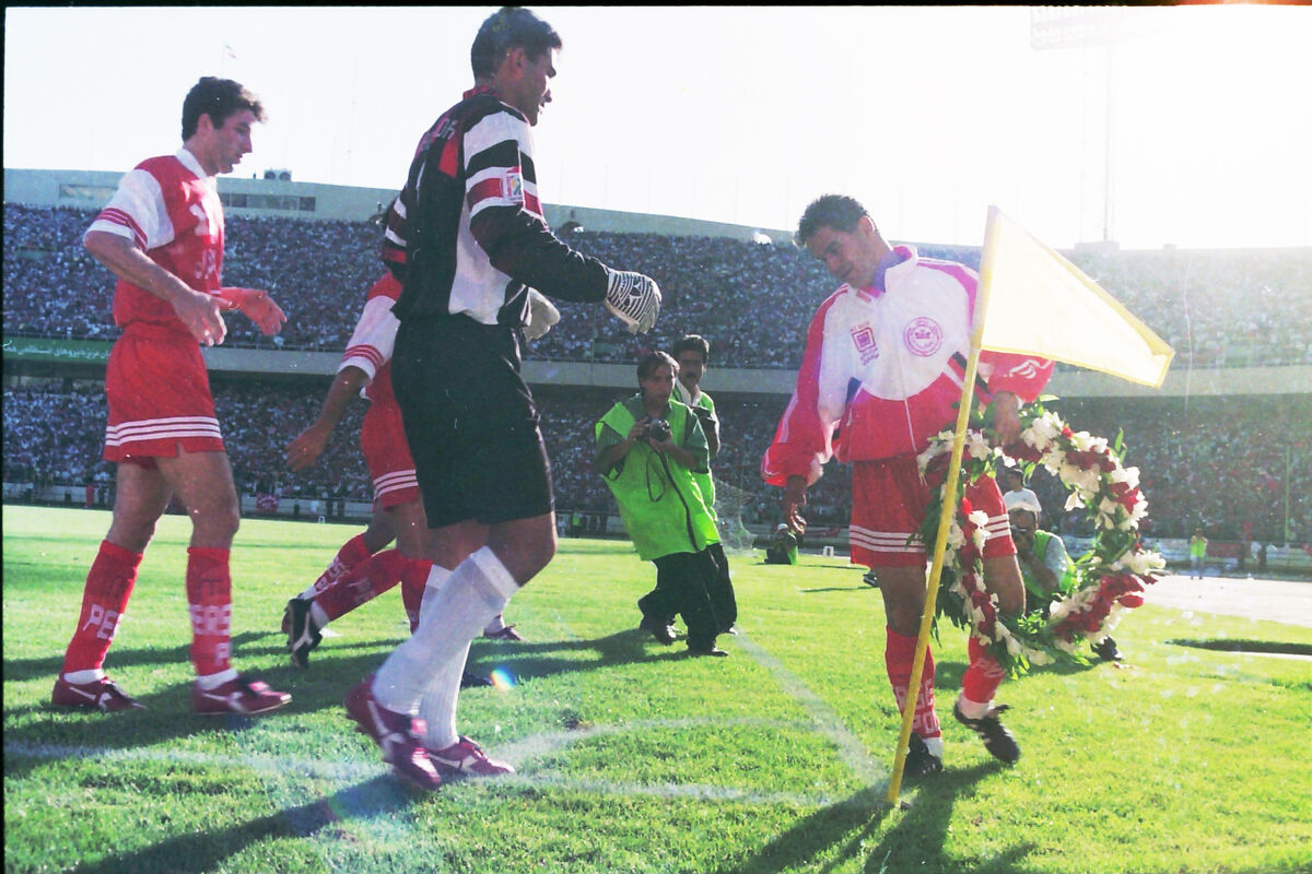 قابی جالب از خداحافظی فرشاد آقای گل مقابل استقلال/عکس