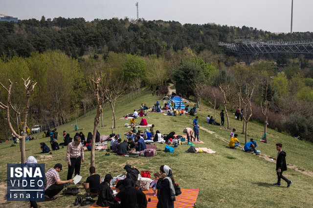 ویدئو / «سیزده‌به‌در» در تعدادی از پارک‌های تهران