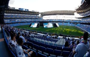 برنابئو با ۶۰ هزار نفر آماده جشن قهرمانی چمپیونزلیگ/عکس برنابئو با ۶۰ هزار نفر آماده جشن قهرمانی چمپیونزلیگ/عکس