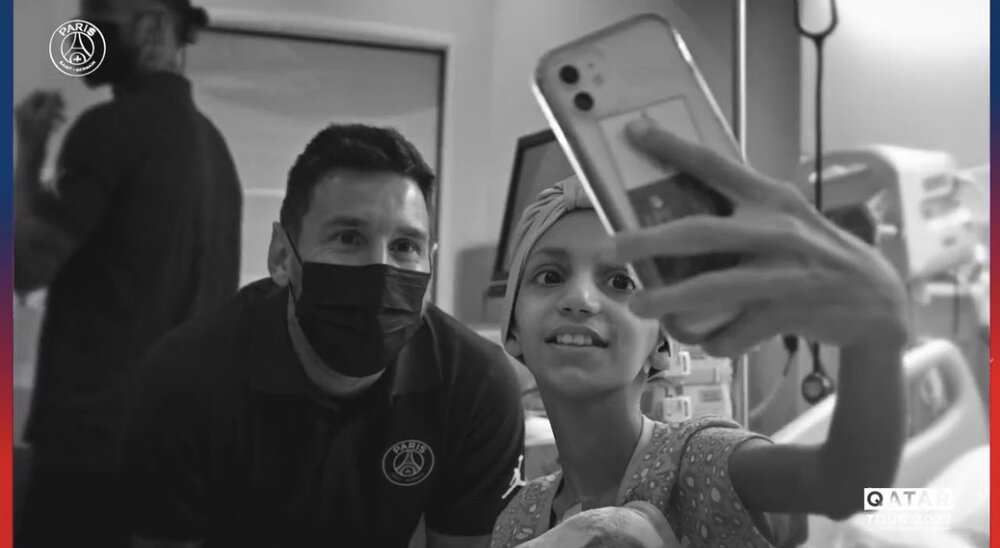 اقدام خیرخواهانه مسی و راموس در قطر/عکس