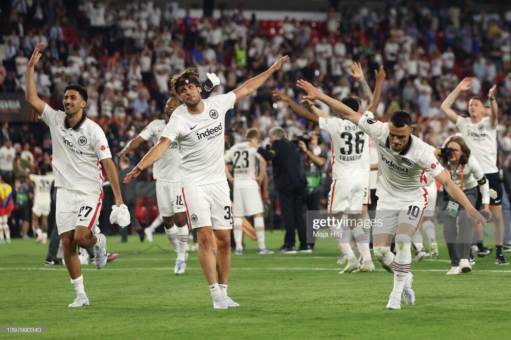 آینتراخت‌فرانکفورت فاتح لیگ اروپا شد/عکس