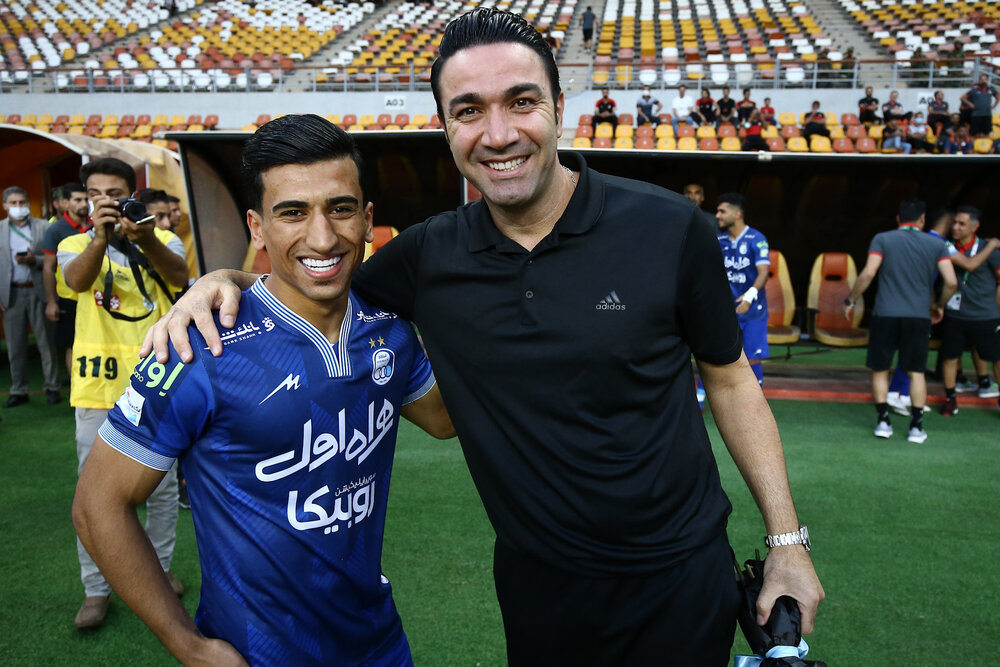 حردانی با نکونام عکس گرفت و مقابلش درخشید!/عکس