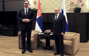 روسای جمهور روسیه و صربستان بر سر عرضه بیشتر گاز به توافق رسیدند