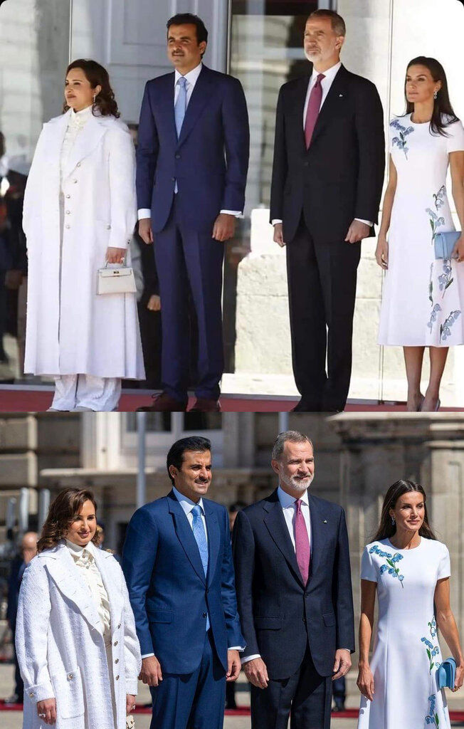 عکس | همسر امیر قطر کشف حجاب کرد