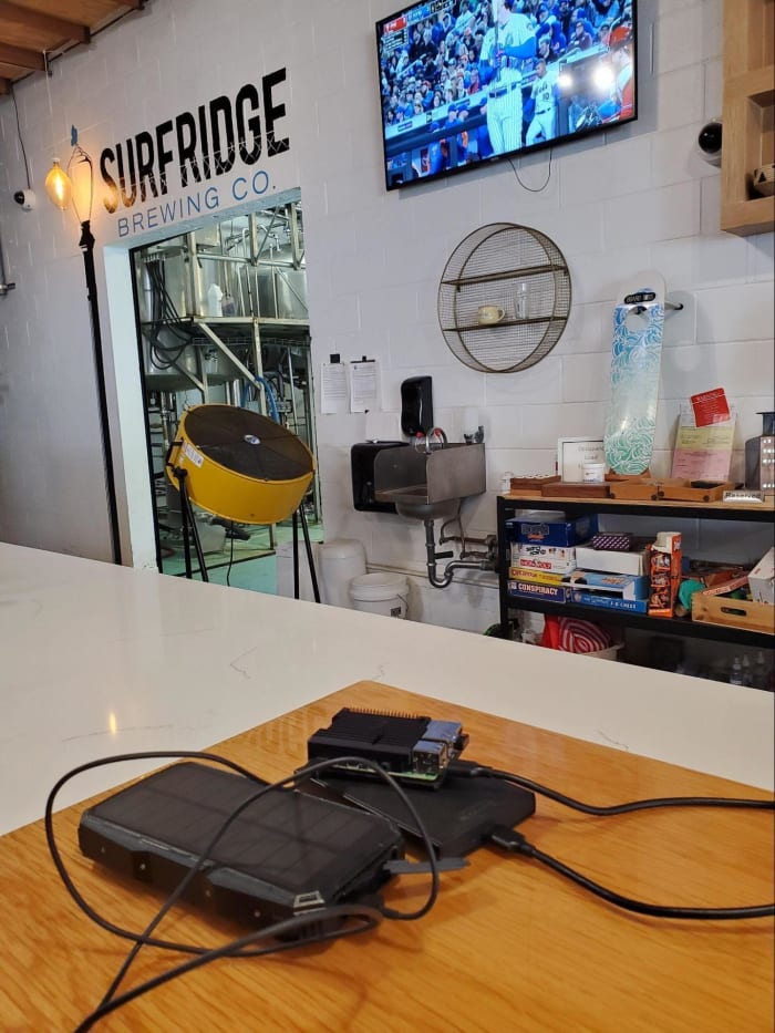 گره صاعقه در حال حرکت