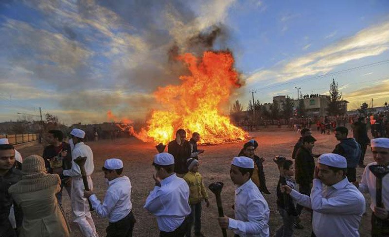 برگزاری جشن سده در کرمان توسط زرتشتیان