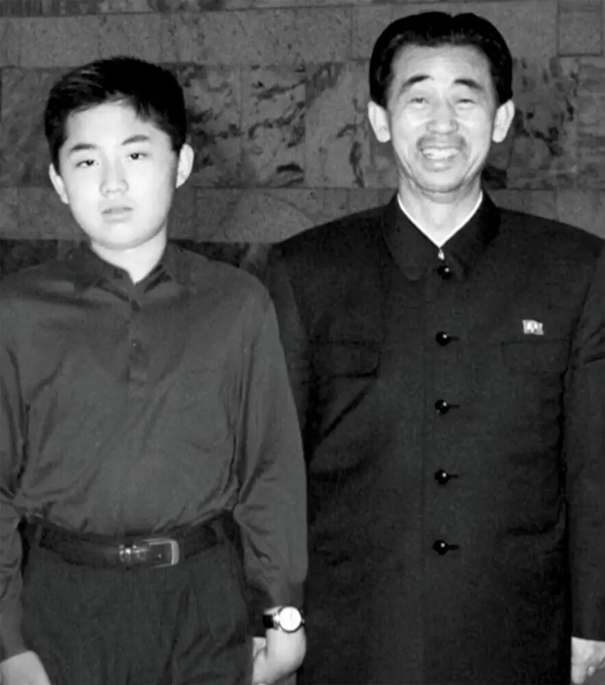بچگی‌های رهبر کره شمالی/عکس