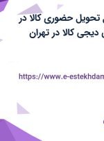 استخدام مسئول تحویل حضوری کالا در فروشگاه اینترنتی دیجی کالا در تهران