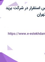 استخدام کارشناس استقرار با بیمه تکمیلی در شرکت برید سامانه نوین در تهران