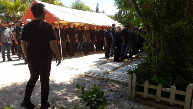 افسانه محمدی به خاک سپرده شد/ عکس