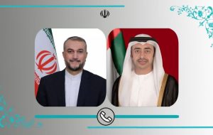 امیرعبداللهیان در گفتگو با همتای اماراتی: ایران حضور بیگانگان را مخل امنیت منطقه می‌داند