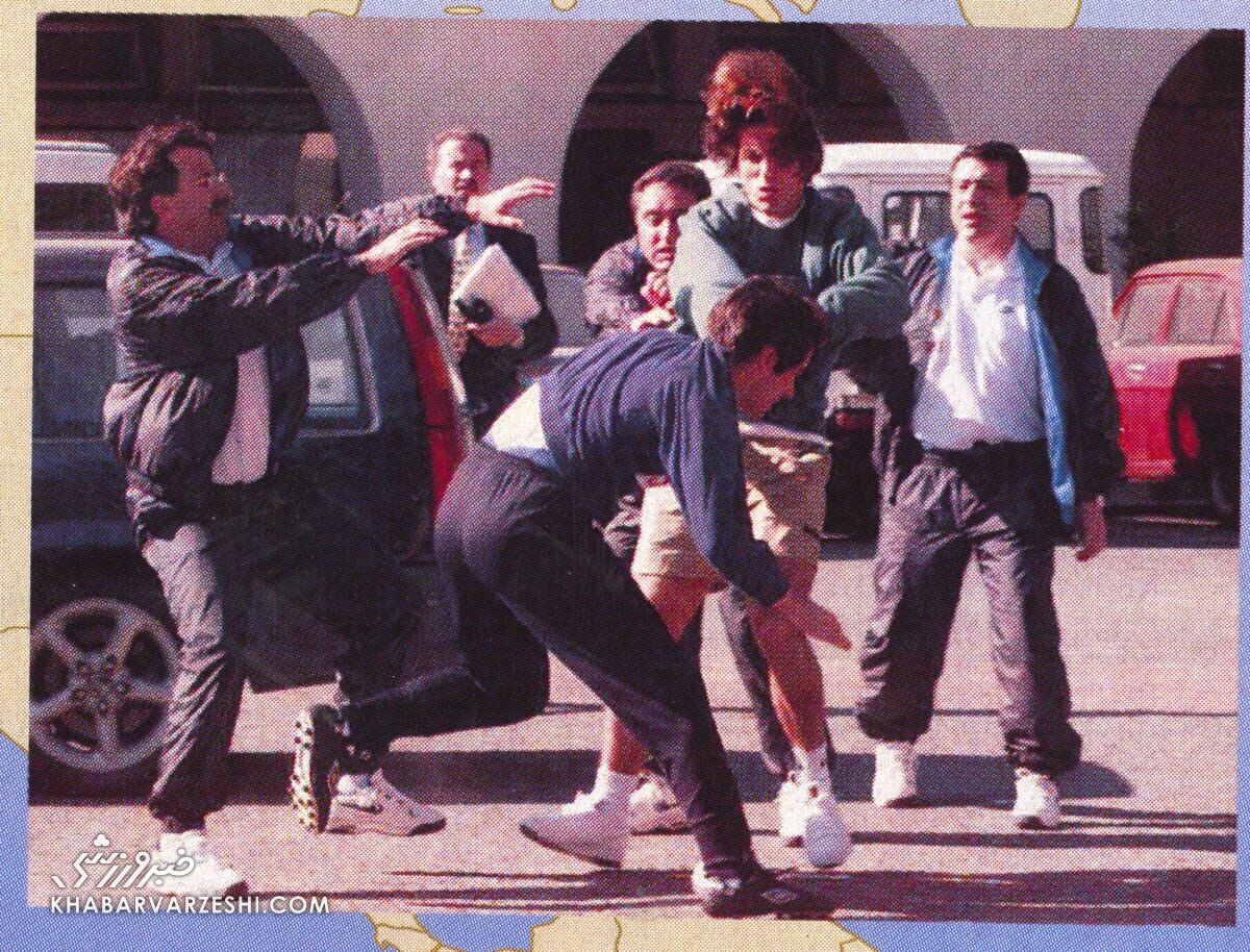 تصویر جنجالی از سرمربی جدید استقلال/ مشت ساپینتو به صورت سرمربی تیم ملی پرتغال