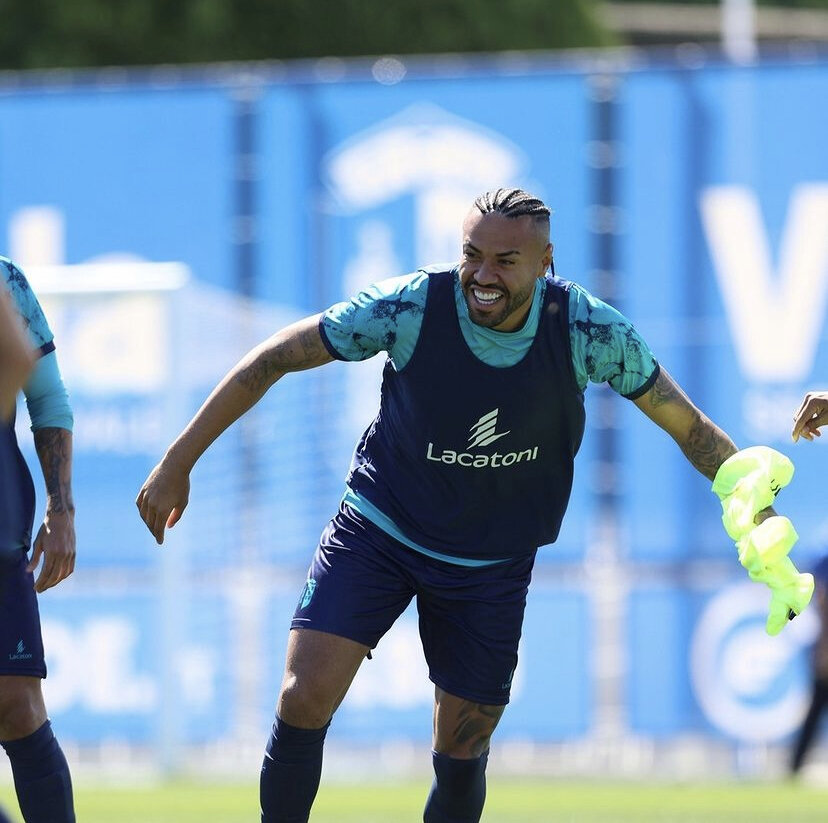 حضور گزینه خط حمله پرسپولیس در تمرینات تیم پرتغالی/عکس