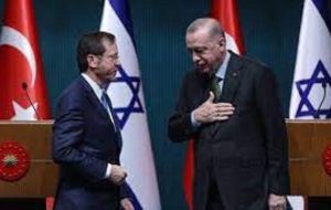 رئیس اسرائیل خطاب به اردوغان: از اینکه تهدید ایران را خنثی کردید متشکریم!