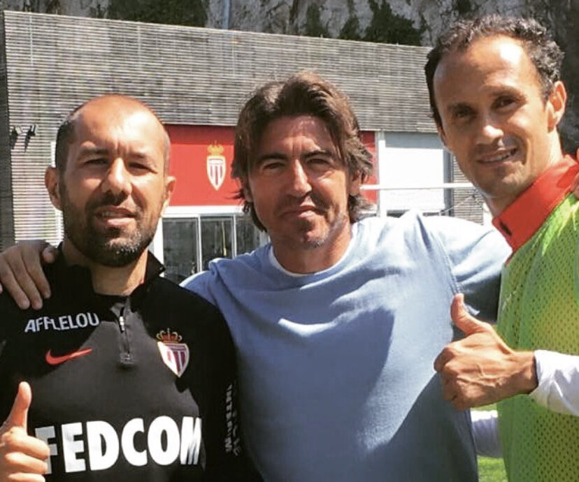 رییس جدید استقلالی‌ها در کنار کاشف امباپه و مدافع رئال/عکس