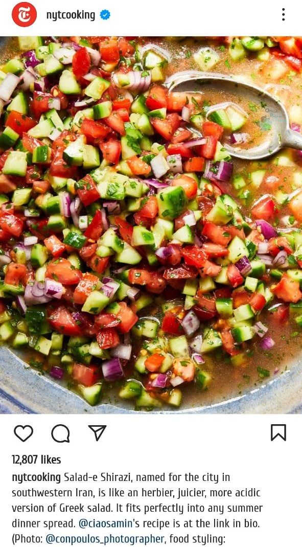 پیش غذای محبوب ایرانی ها، جهانی شد