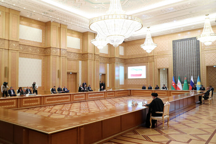 گزارش توئیتری امیرعبداللهیان از حضور رییس جمهور در اجلاس سران خزر