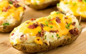 آموزش پخت سیب زمینی شکم پر + فیلم