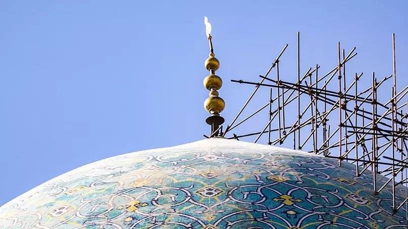 مرمت گنبد مسجد امام (ره) اصفهان
