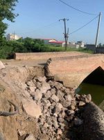 تخریب ۱۰ درصدی پل تاریخی نیاکو/ تقویت موقت دیواره پل انجام شد