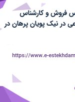 استخدام کارشناس فروش و کارشناس شبکه‌های اجتماعی در نیک پویان پرهان در تهران