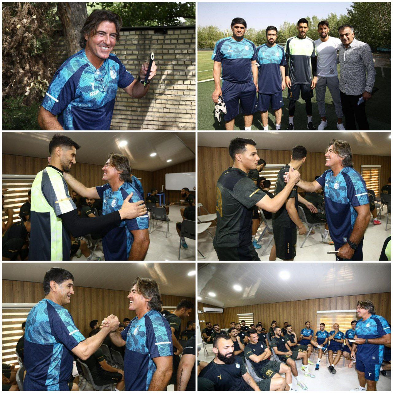 اولین جلسه ساپینتو با بازیکنان استقلال/عکس