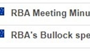 تقویم اقتصادی در آسیا – دقایق RBA و معاون فرماندار بولاک صحبت می کند
