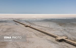 خشک شدن ۹۵ درصد آب دریاچه ارومیه