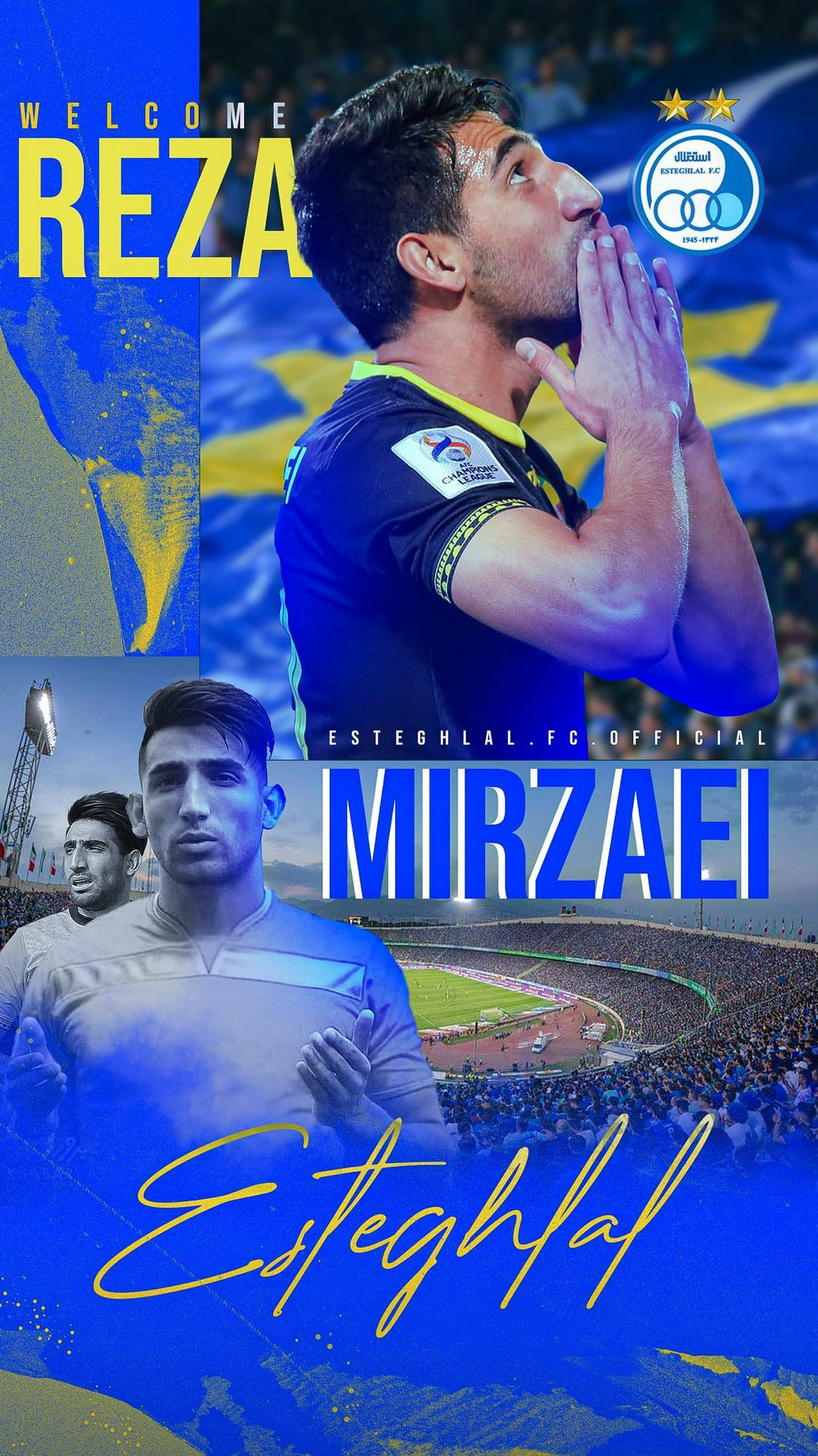 خوش آمد گویی استقلال به وینگر جدید/عکس 