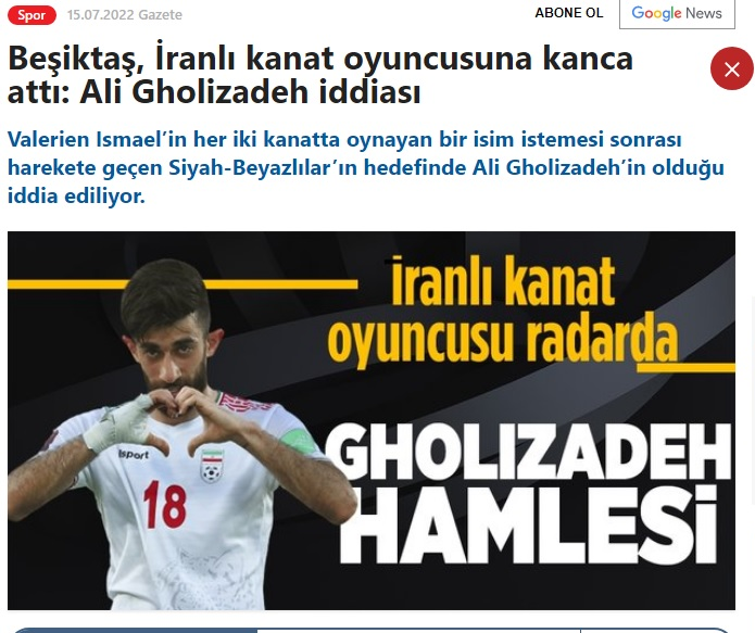 خیز غول فوتبال ترکیه برای شکار هافبک تیم ملی ایران/عکس