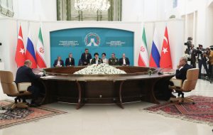 روزنامه قطری: آیا پوتین در تهران توانست قواعد بازی را تغییر دهد؟ روزنامه قطری: آیا پوتین در تهران توانست قواعد بازی را تغییر دهد؟