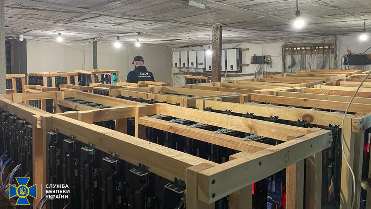 سرویس امنیتی اوکراین استخراج مزرعه کریپتو در نزدیکی خط مقدم در خارکف را تعطیل کرد