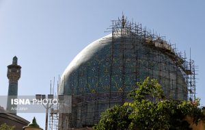 گنبد مسجد جامع عباسی باید از نو اجرا شود