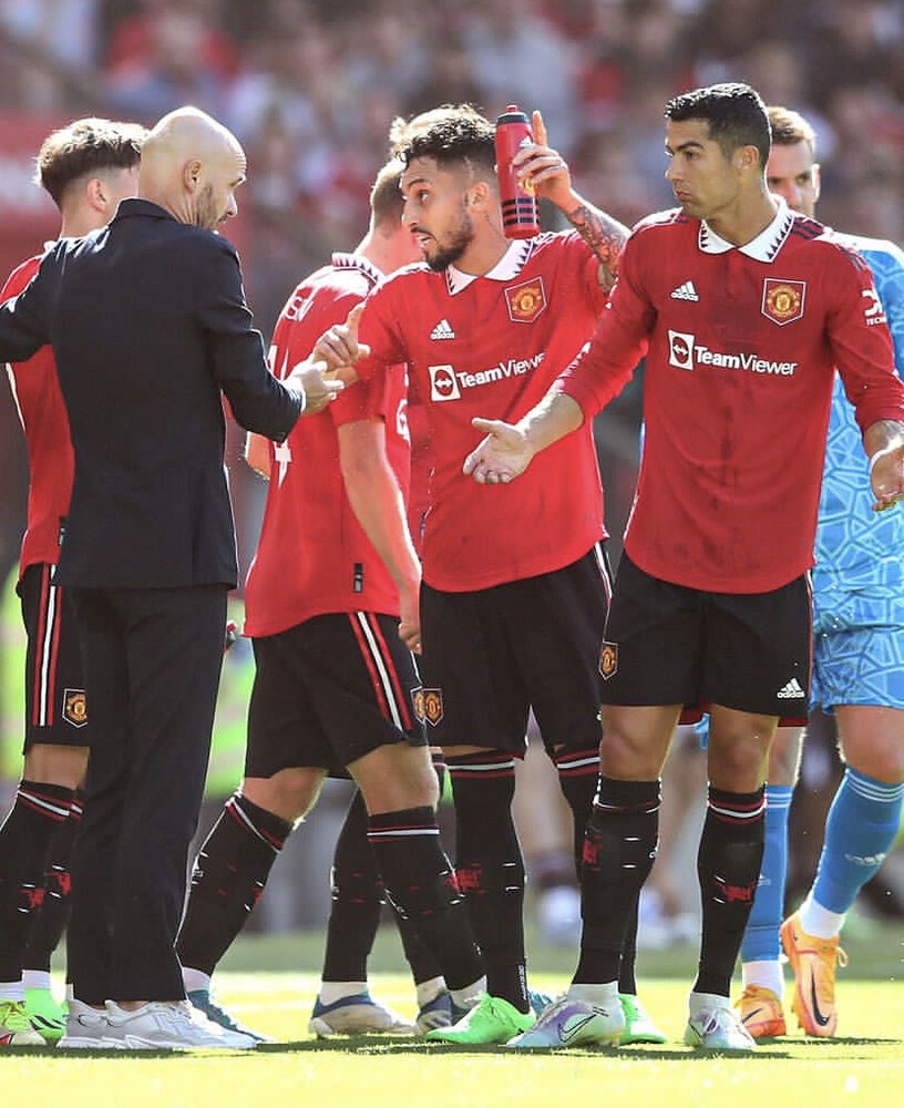 رونالدو بالاخره لباس منچستر را پوشید!/عکس