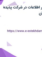 استخدام تحلیلگر اطلاعات در شرکت پدیده‌ هونامیک در تهران