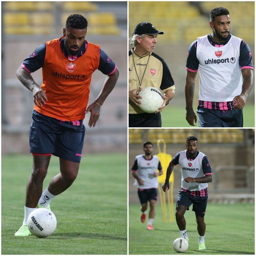 اولین تصاویر از لوکادیا در تمرینات پرسپولیس/ عکس