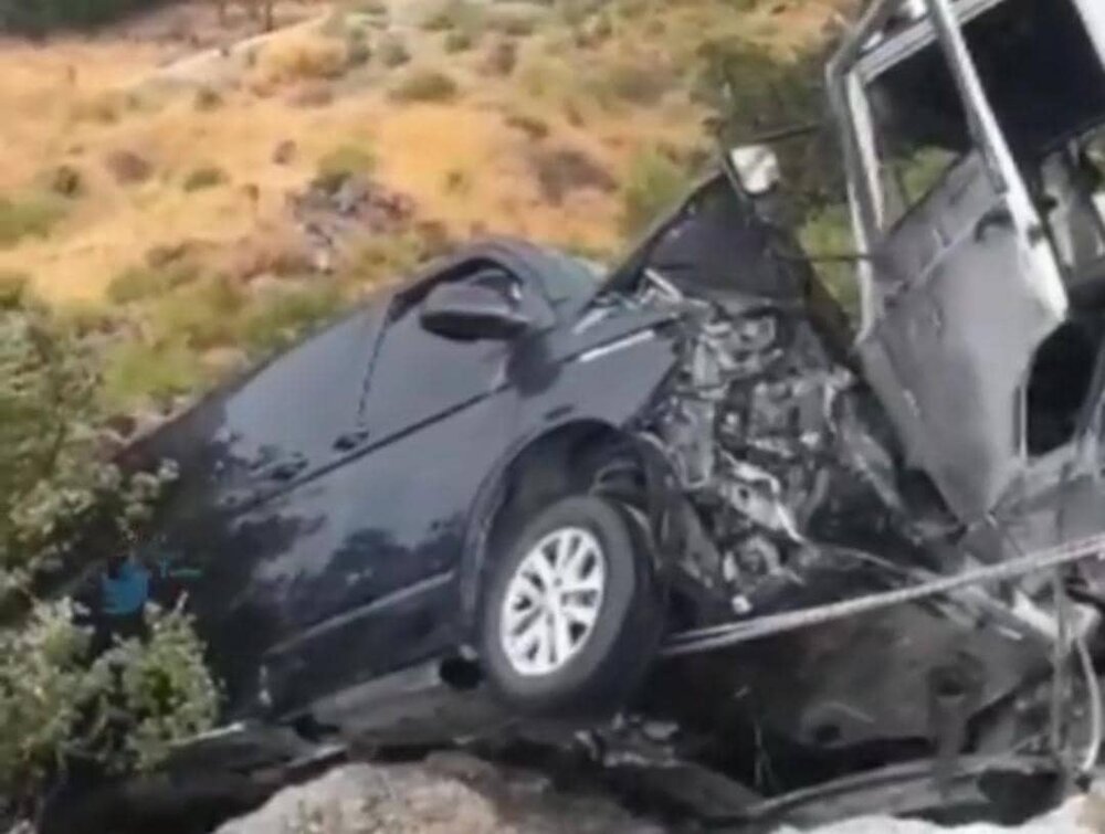 تصادف وحشتناک ابراهیم تاتلیس در ترکیه/ عکس