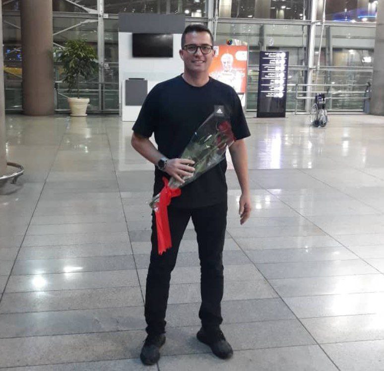 دستیار برزیلی گل‌محمدی وارد تهران شد/عکس