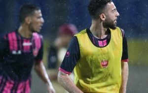 مصدومیت یک بازیکن در تمرین پرسپولیس